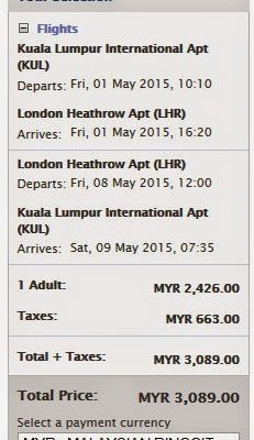Promosi Malaysia Airlines yang murah
